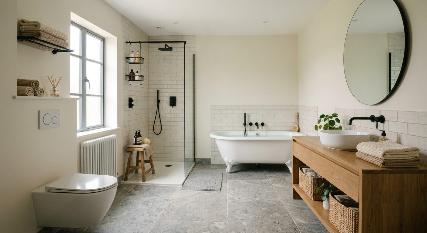 Elegant Bathroom Space